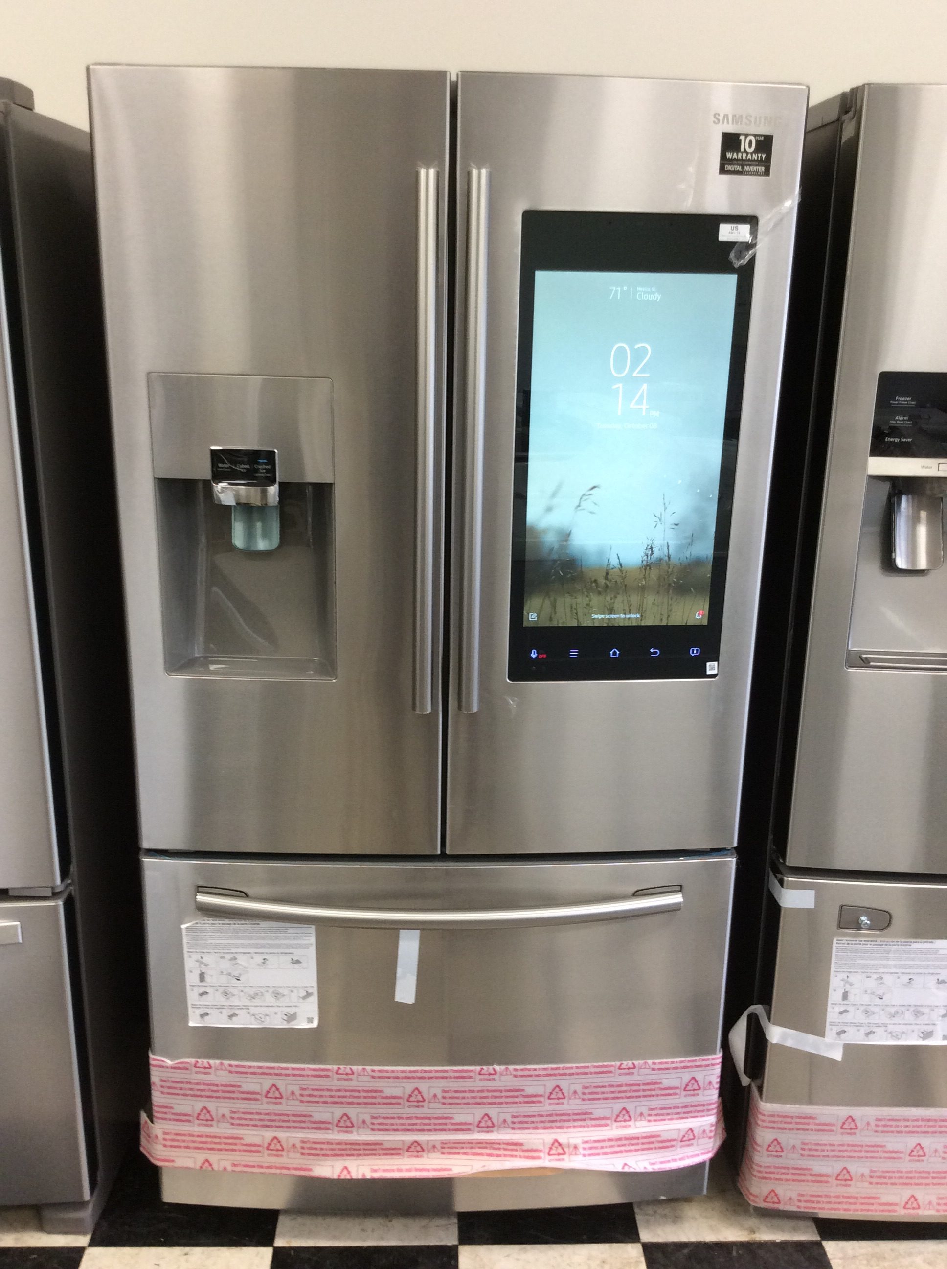 Samsung French door refrigerator 21.6 cu. ft. RF220NCTASR - Sears